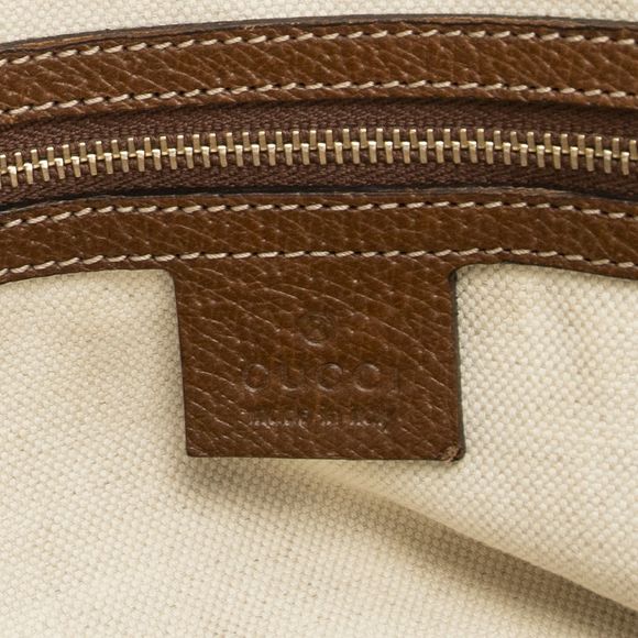 Gucci Bree Dome Tote Brown/beige GG Canvas A - Picture 10 of 10